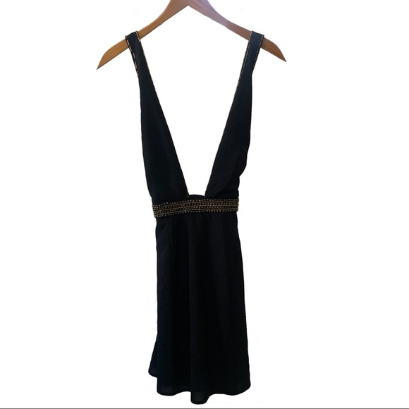 NWOT Revolve Ale by Alessandra Iria black beaded mini dress - Picture 2 of 6